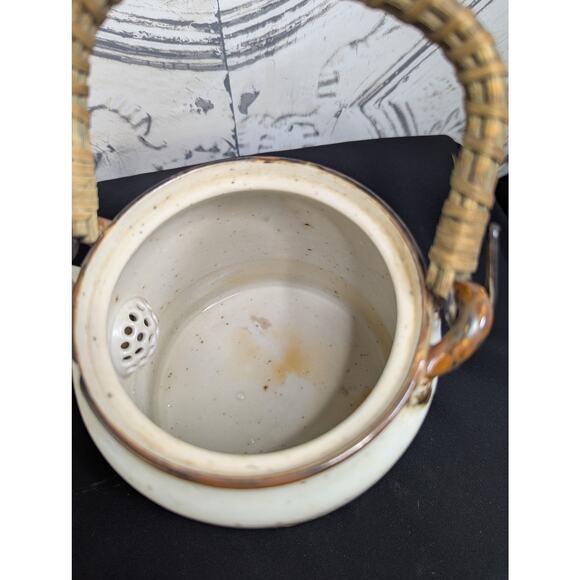 Vintage Otagiri Stoneware Teapot, Pre-Owned - Picture 7 of 12